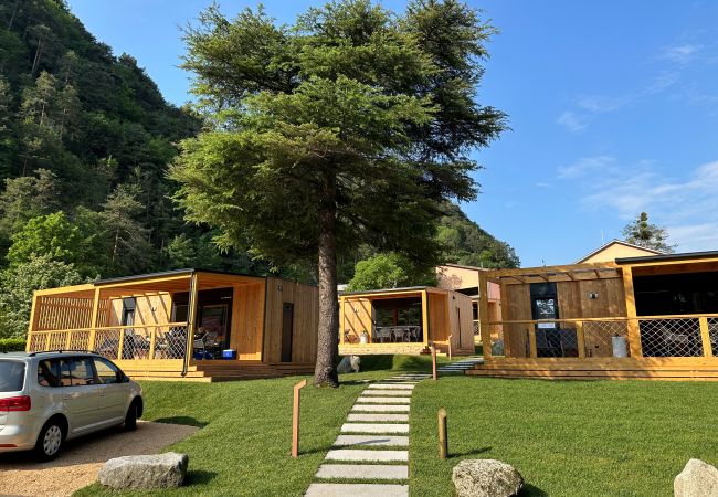 Bungalow in Idro - Relaxing Nature Lodge D7 Bungalow in Idro - Relaxing Nature Lodge D7