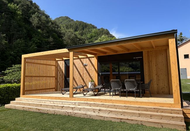 Bungalow/ verbunden mit der Villa in Idro - Relaxing Nature Lodge - Anreise Samstag